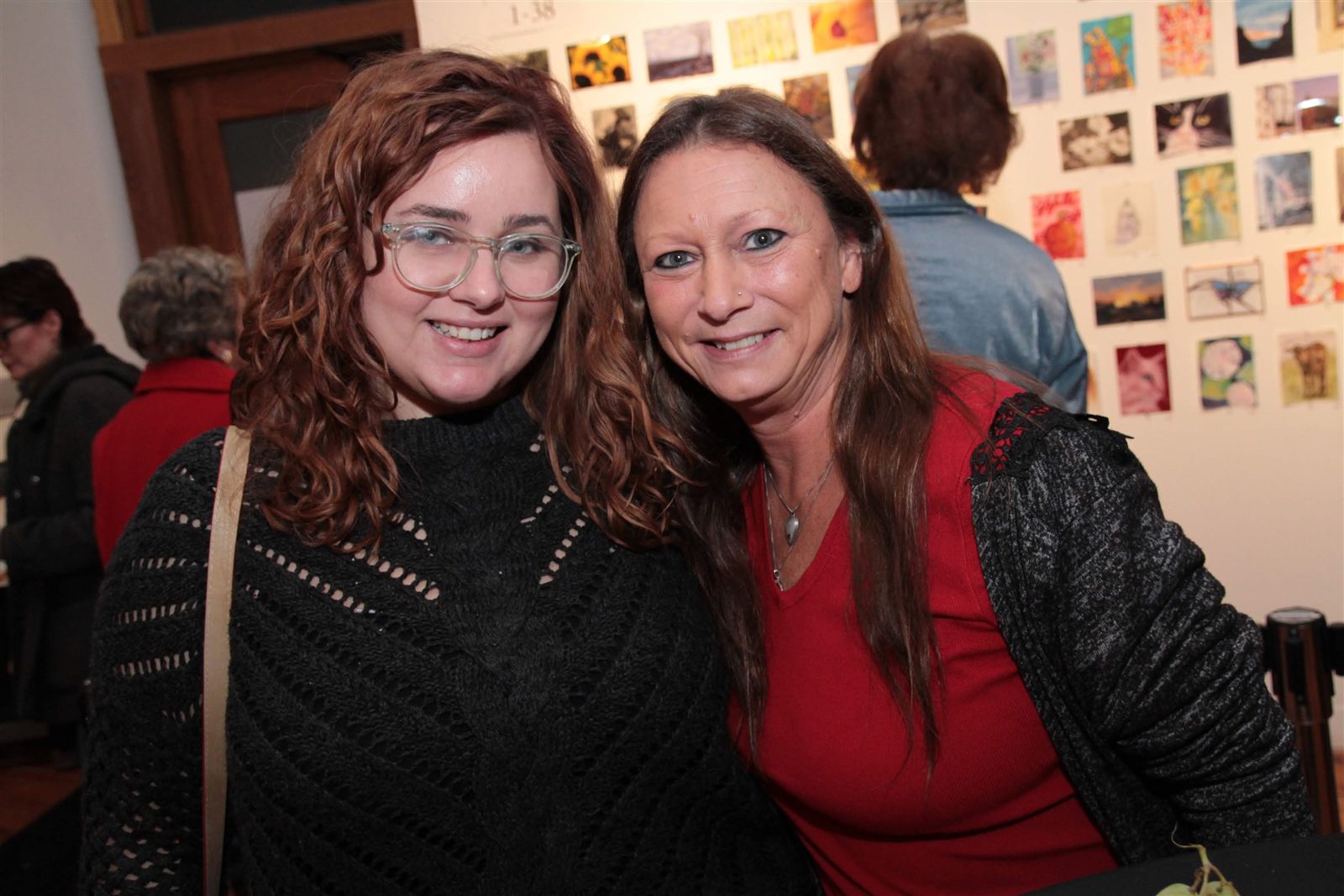Smiles at Art Off the Wall in Carnegie Art Center